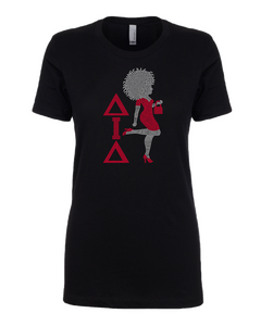 Delta Iota Delta - Woman in Dress - Afro