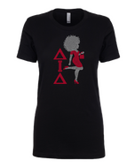 Delta Iota Delta - Woman in Dress - Afro