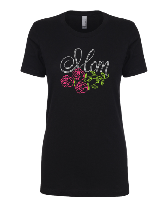 Mom With Roses