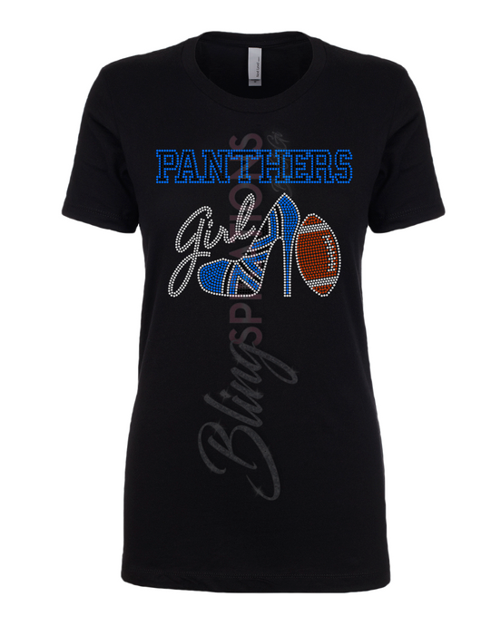 Panthers - Girl - Heel & Football
