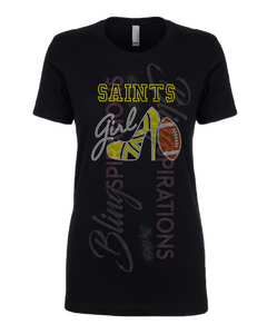 Saints - Girl - Heel & Football