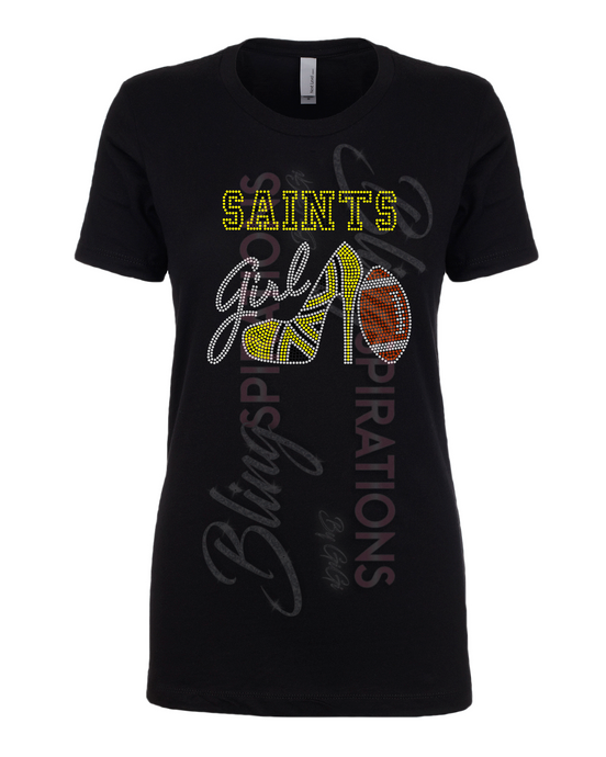 Saints - Girl - Heel & Football