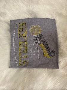 Steelers Stiletto Rose