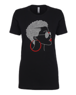 Woman - Short Afro w/glasses